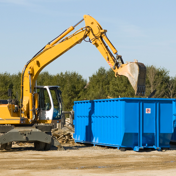 what are the rental fees for a residential dumpster in White Oak NC